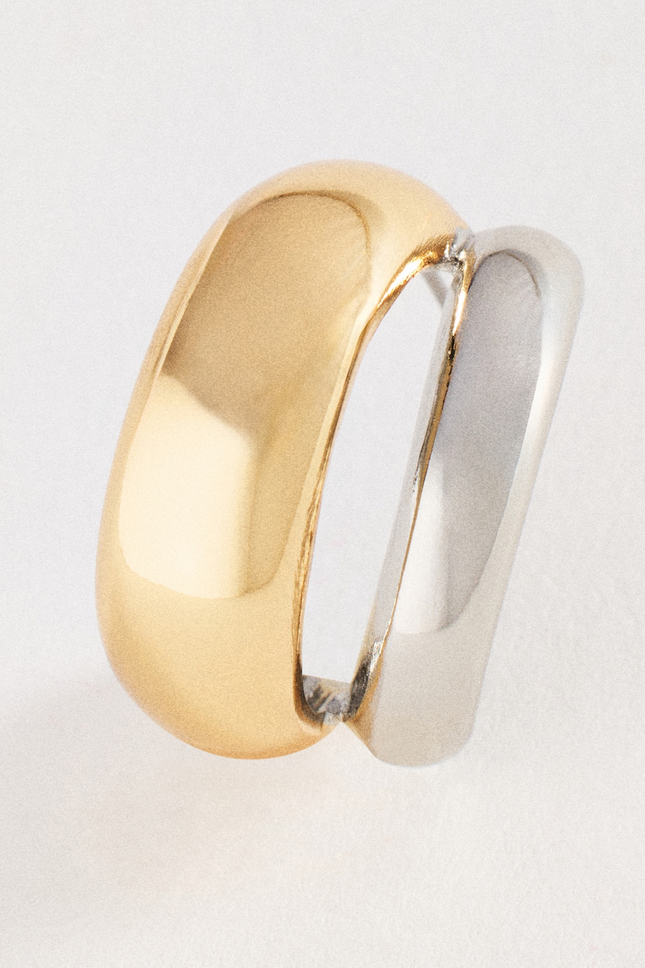 Double Tube Hoop Earrings