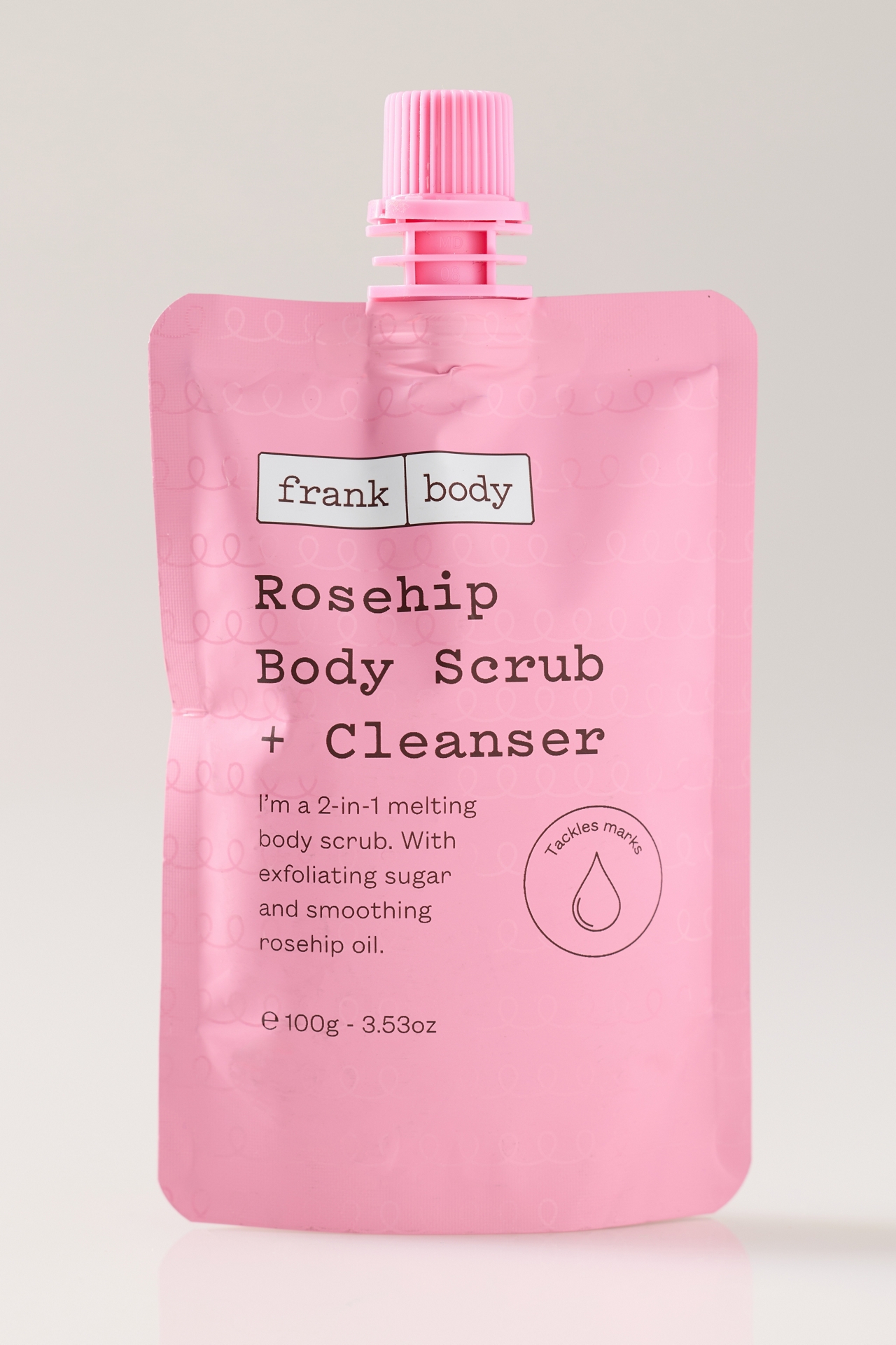 Frank Body Rosehip Body Scrub & Cleanser Mini