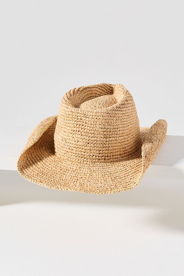 Nikki Beach Carrera Raffia Rancher Hat #1