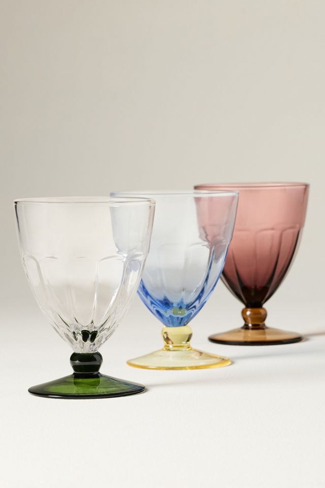 Rue Glass Goblets, Set of 4 #2