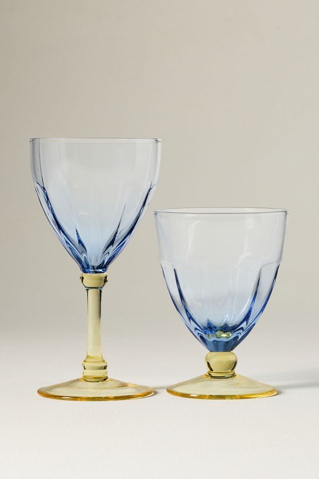 Rue Glass Goblets, Set of 4 #3