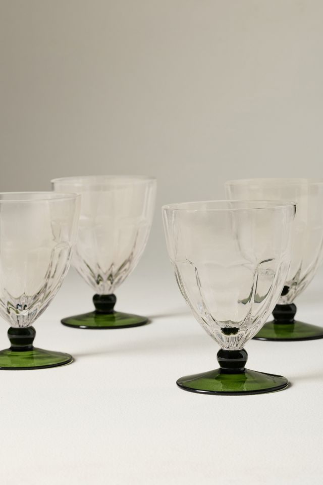 Rue Glass Goblets, Set of 4 #5