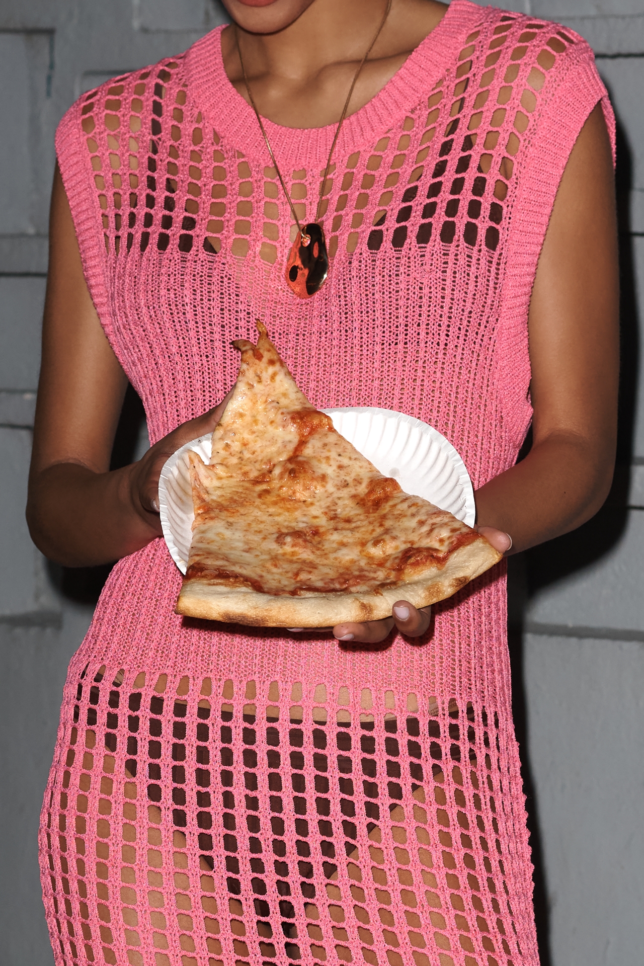 Do Everything Love Mesh Longline Tunic Cover-Up