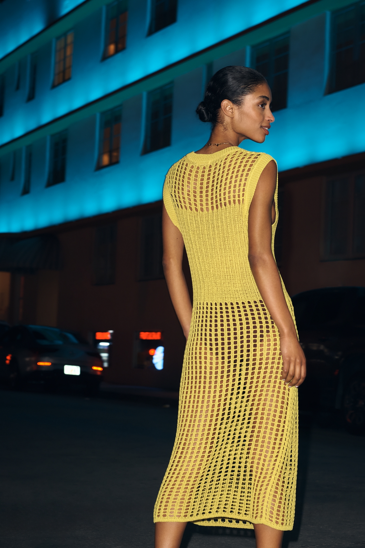 Do Everything in Love Mesh Longline Tunic Cover-Up
