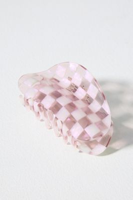 Anthropologie Pink and Cream Houndstooth Hair Accessory five new headbands i main image 2