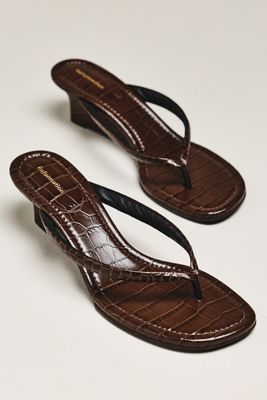 Reformation Amelia Flip-Flop Wedges
