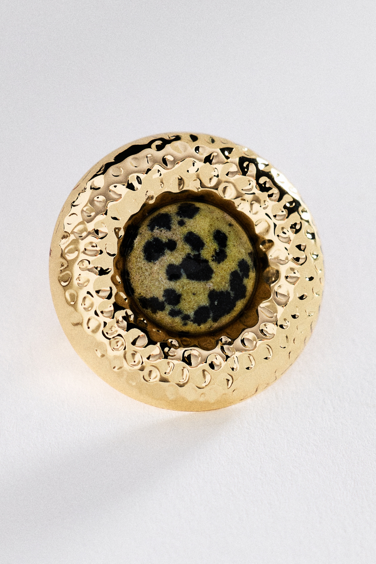 By Anthropologie Tiger's Eye Button Post Earrings