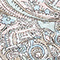 Blue Paisley