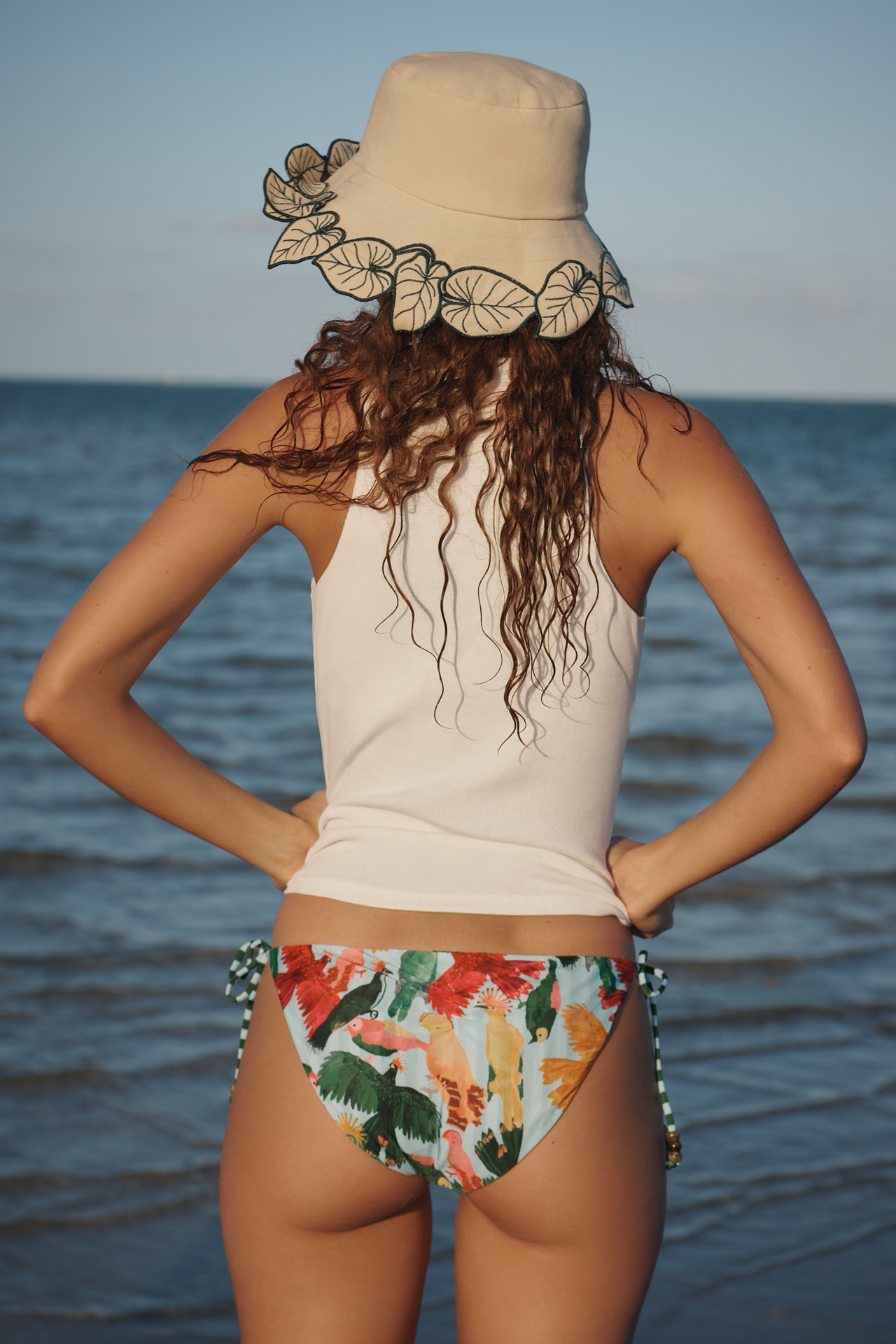 Farm Rio Leaf Trim Bucket Hat
