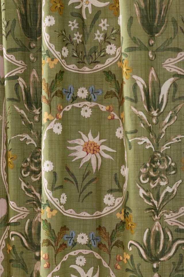 MINDTHEGAP Edelweiss 100% Cotton Slub Shower Curtain #1