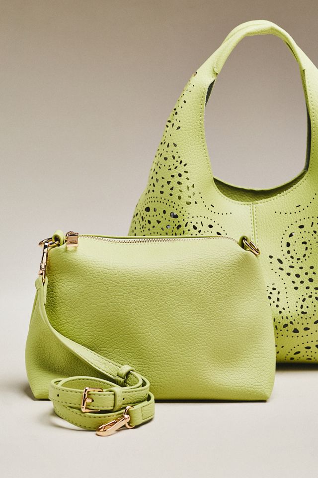 Melie Bianco Perforated Mini Hand Bag | Anthropologie