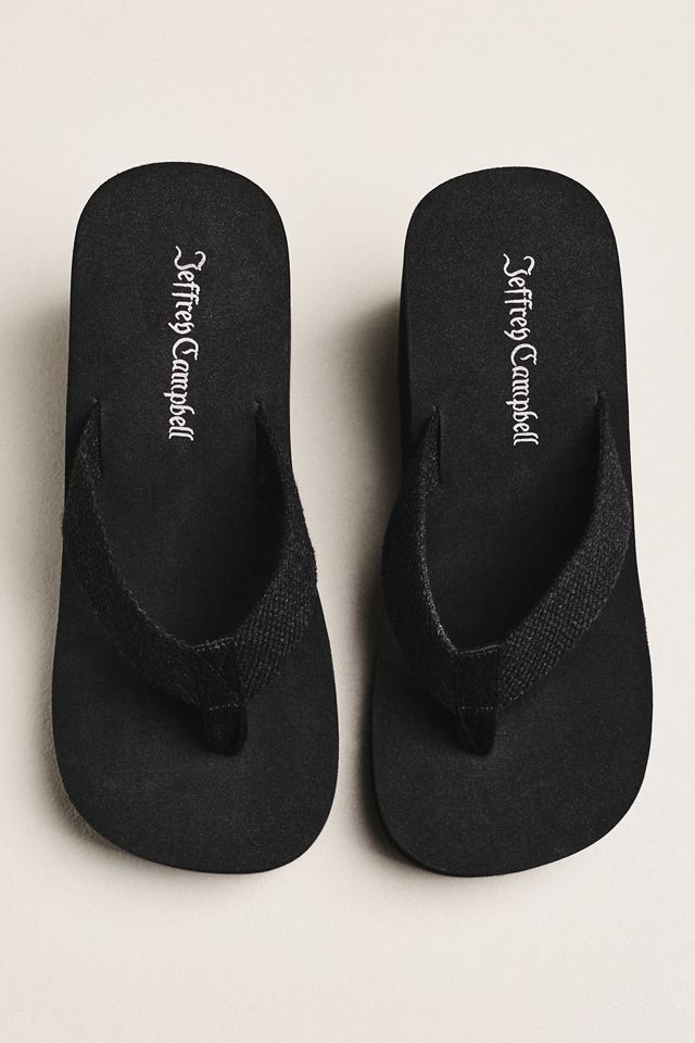 Jeffrey Campbell Astria Wedge Flip-Flop Sandals #1
