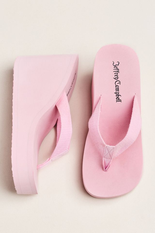 Jeffrey Campbell Astria Wedge Flip-Flop Sandals #1