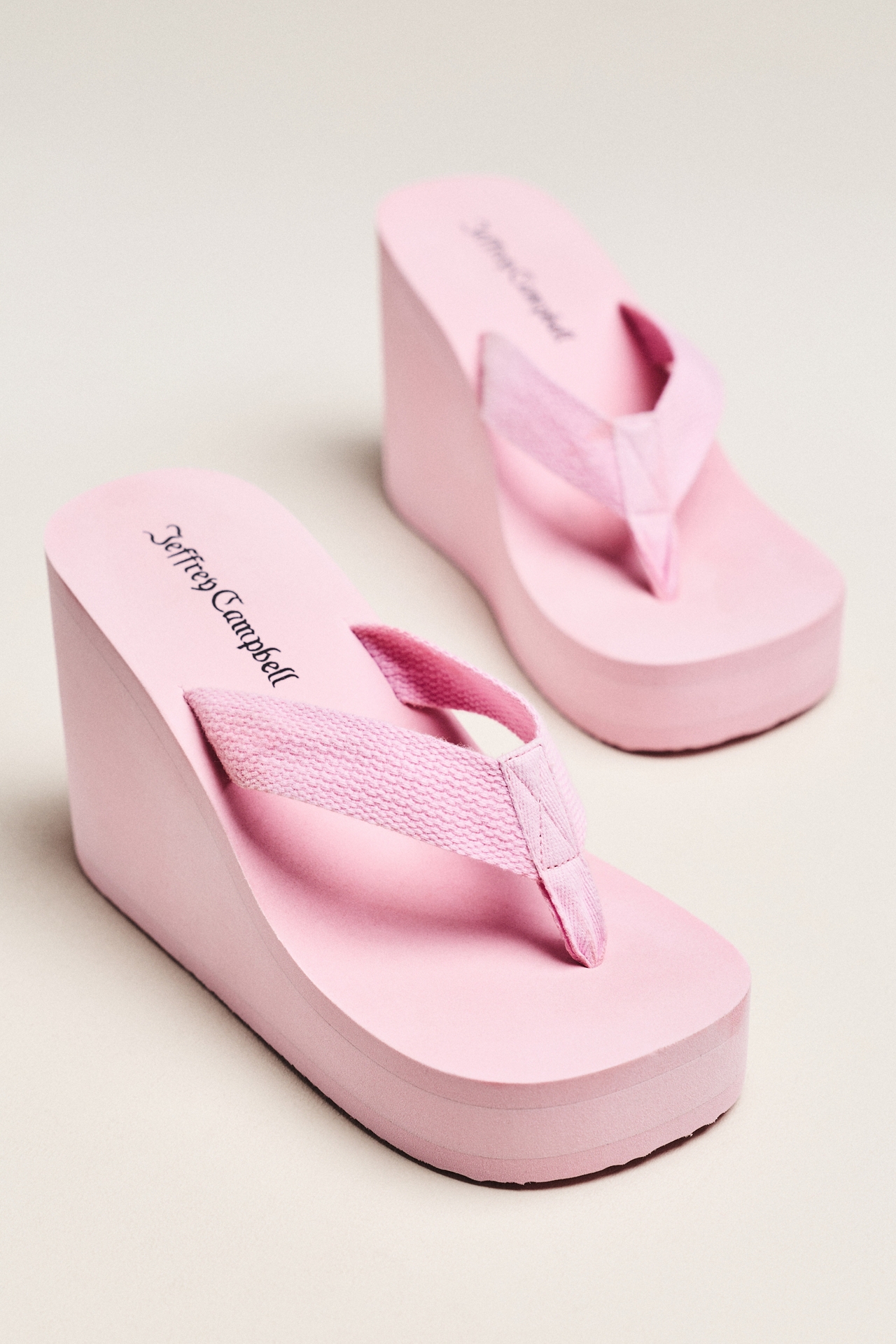 Jeffrey Campbell Astria Wedge Flip-Flop Sandals