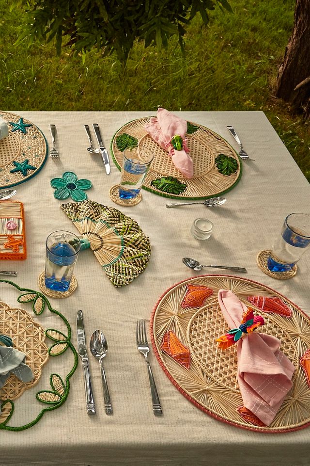 Coro Cora Handwoven Placemat | AnthroHome