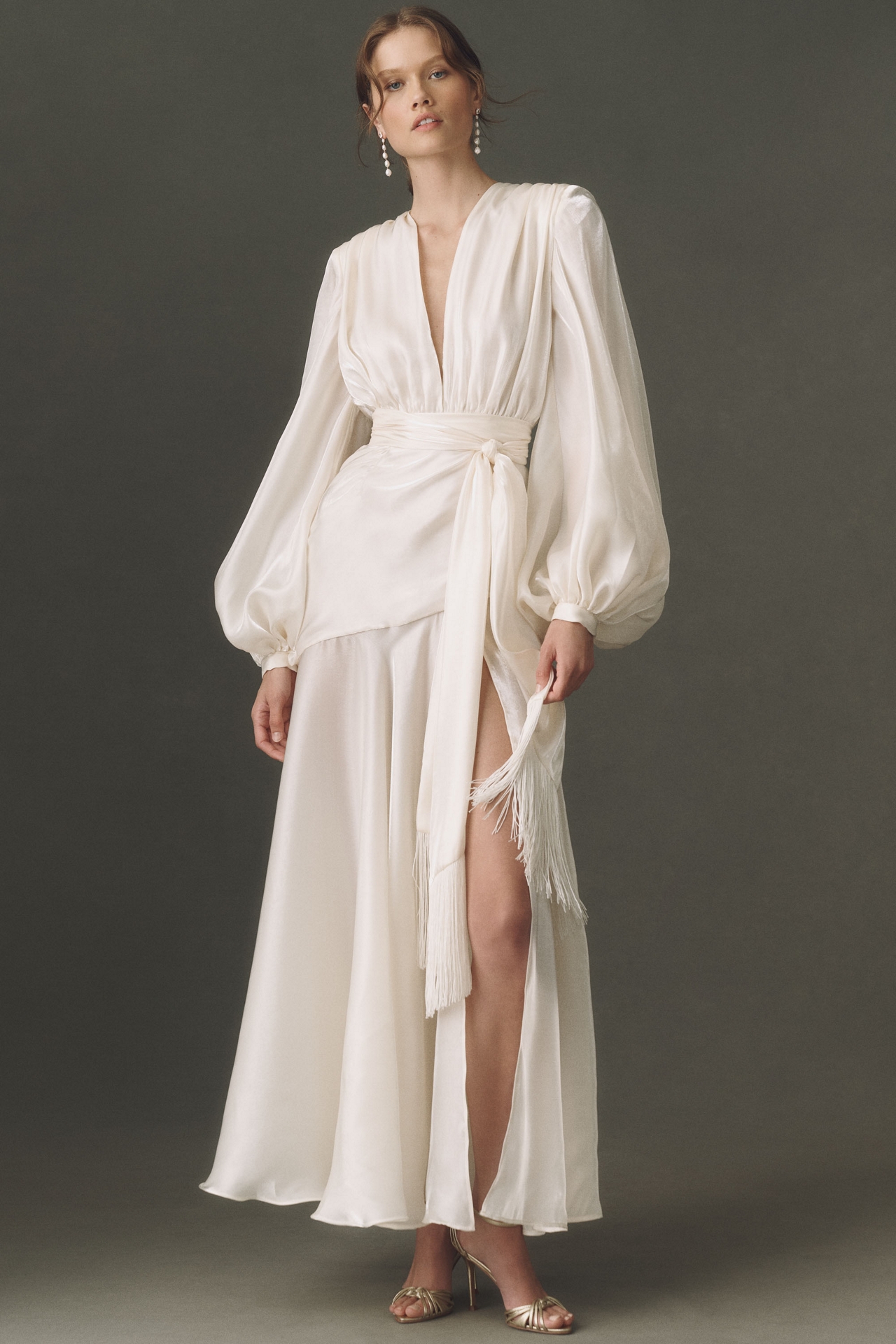 Bronx and Banco Carmen Organza Maxi Dress