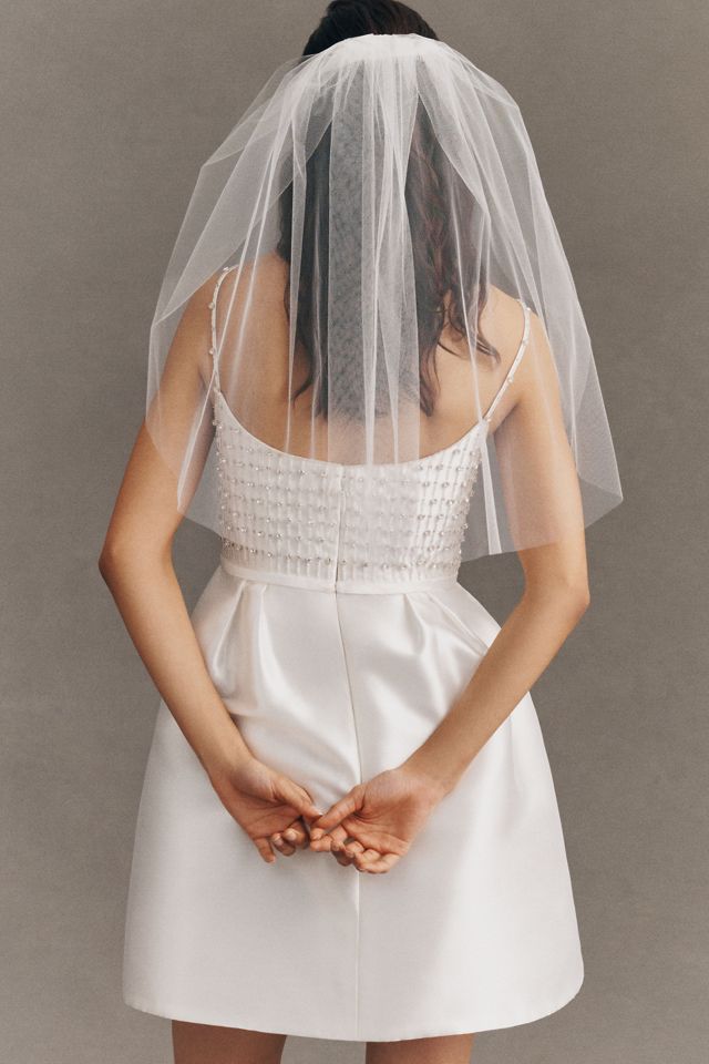 Twigs & Honey 23" Single Tier Clean Veil #1
