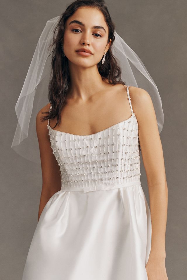 Twigs & Honey 23" Single Tier Clean Veil #2