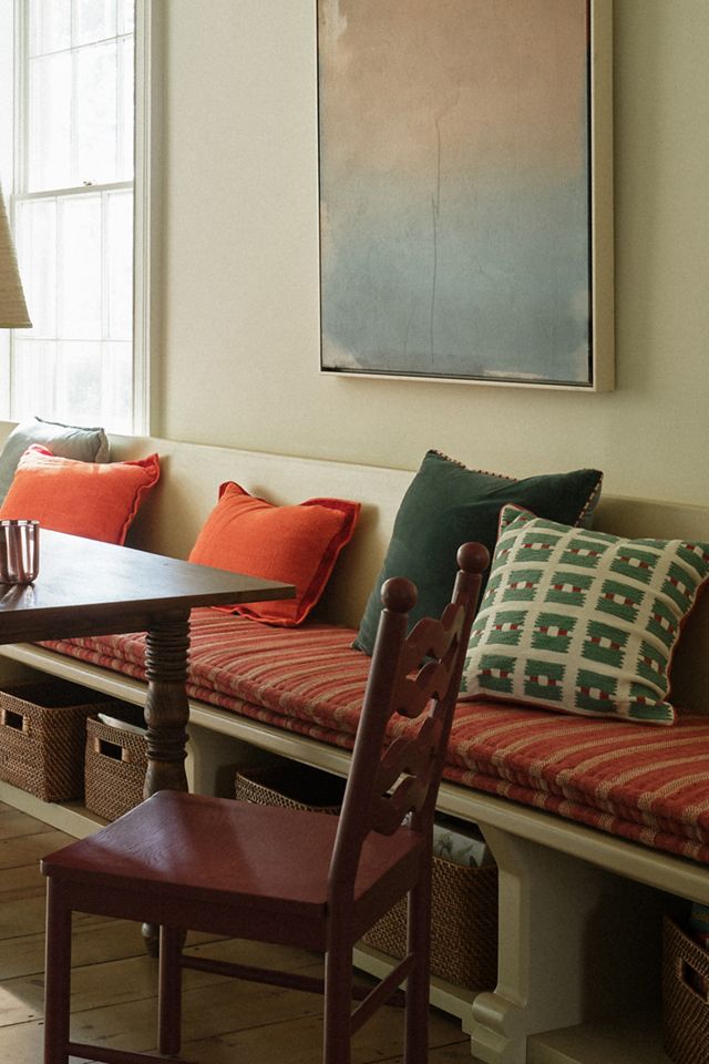 Kendall Cotton Woven Geometric Pillow #3