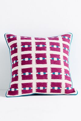 Kendall Cotton Woven Geometric Pillow