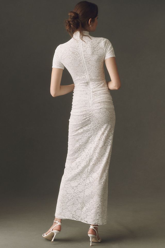 Ronny Kobo Ruched Bodycon Maxi Dress #1