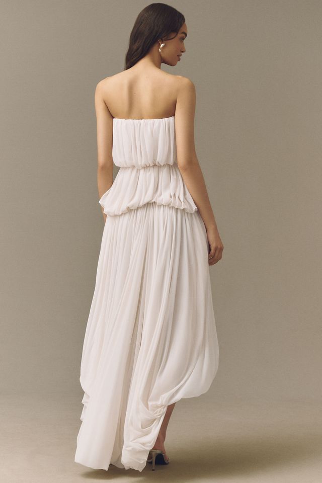 Ronny Kobo High-Low Tiered Mini Dress #1