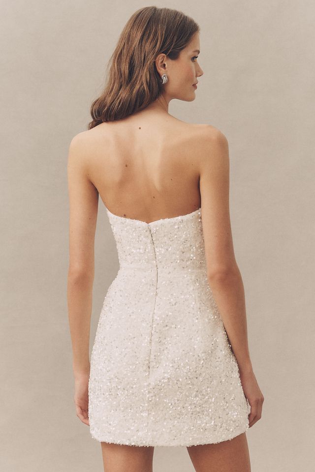 Helsi Cindy Strapless Sweetheart Mini Dress | Anthropologie