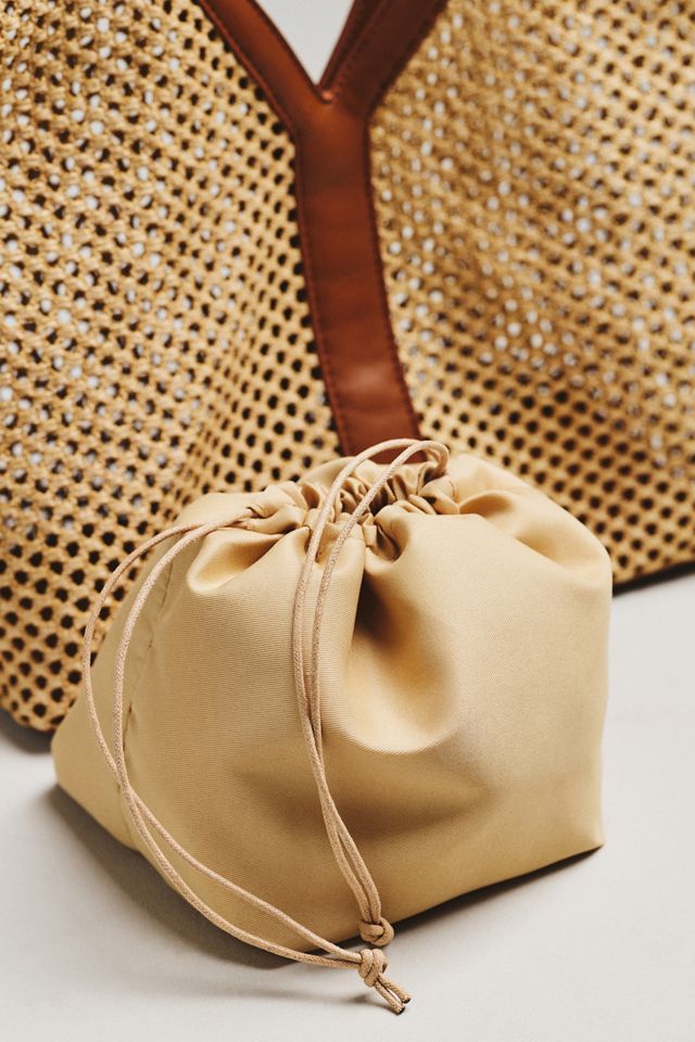 Urban Expressions Nadia Raffia Perforated Tote Bag | Anthropologie