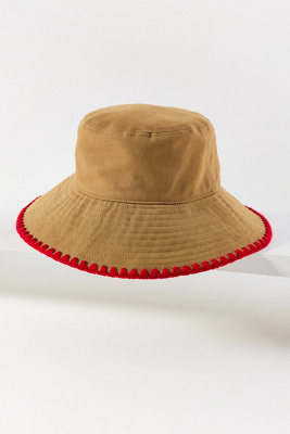 By Anthropologie Whipstitch Bucket Hat | Anthropologie display picture 1