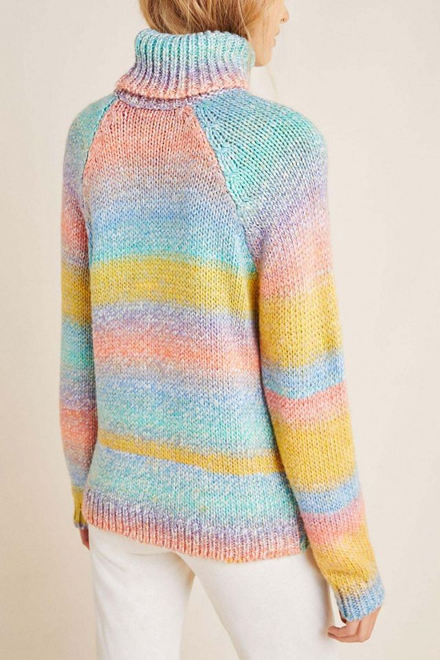 T.La Rainbow Turtleneck Sweater #2