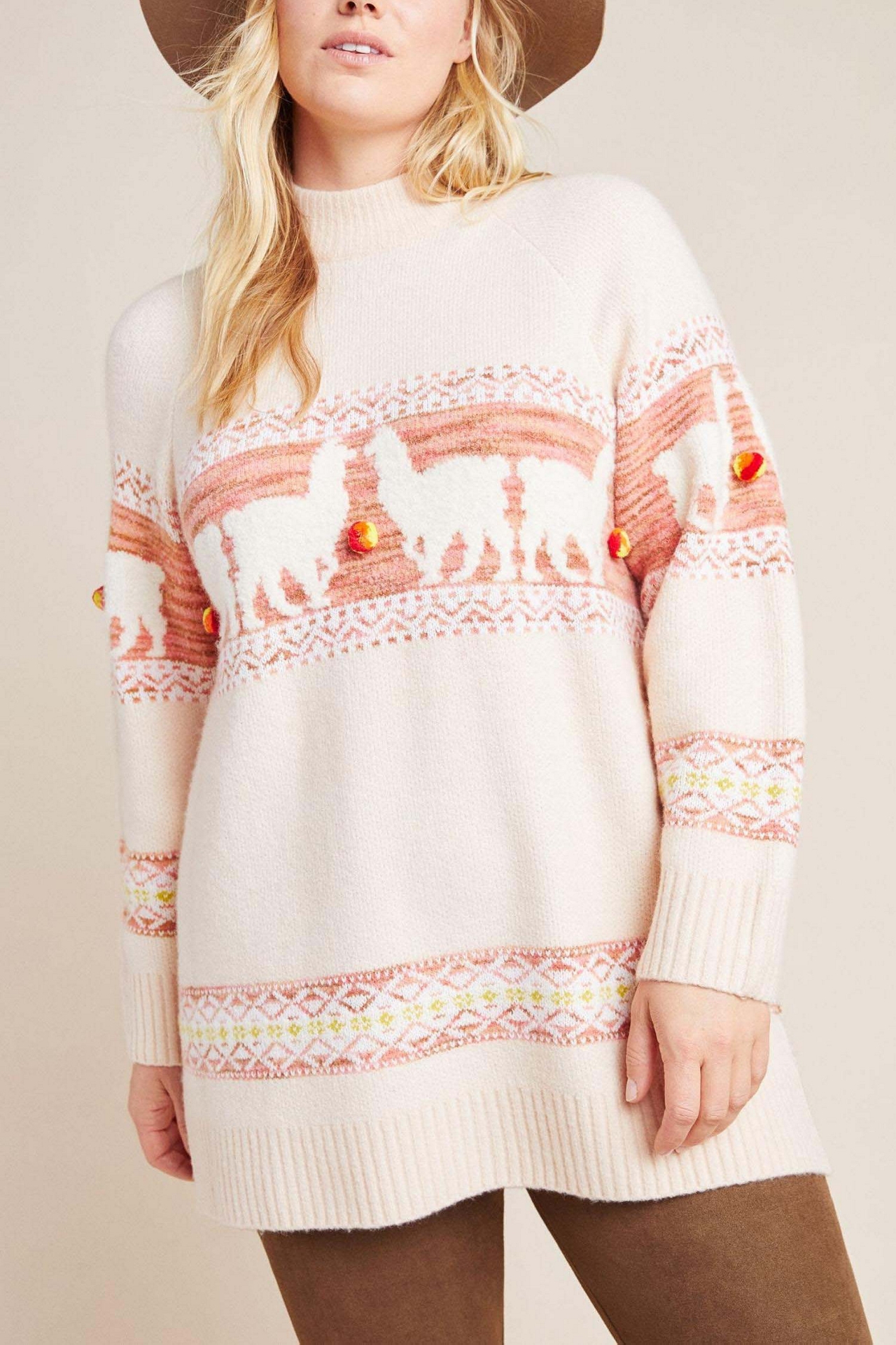 Aimee Pommed Alpaca Sweater