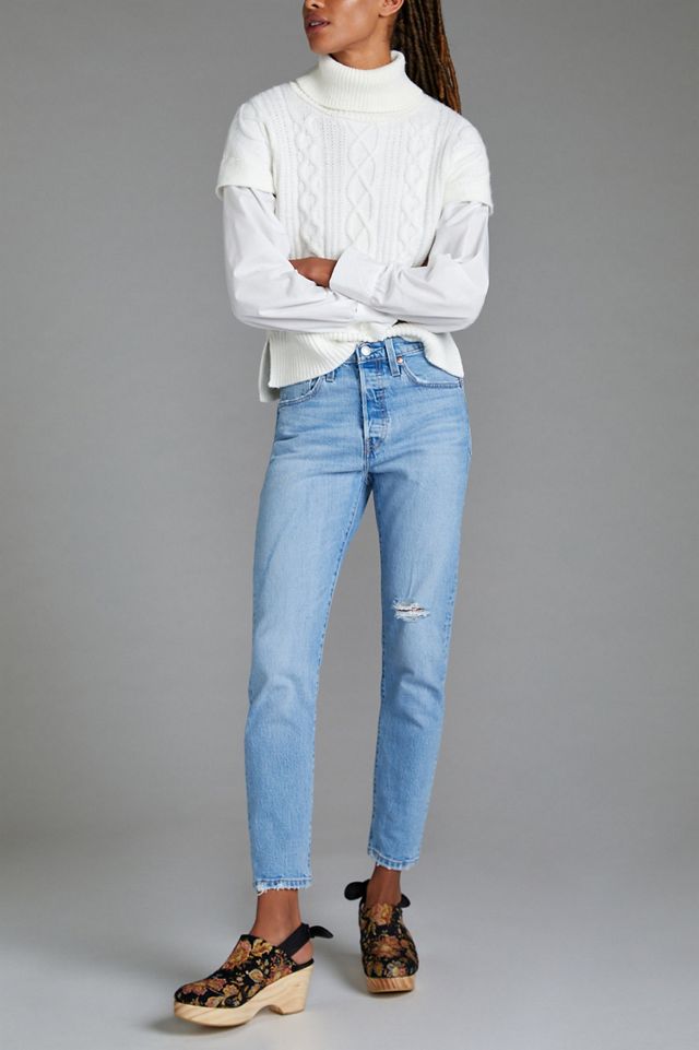 Design History Layered Cable-Knit Sweater Tee #2