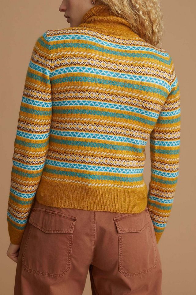 Maeve Fair Isle Turtleneck Sweater #1