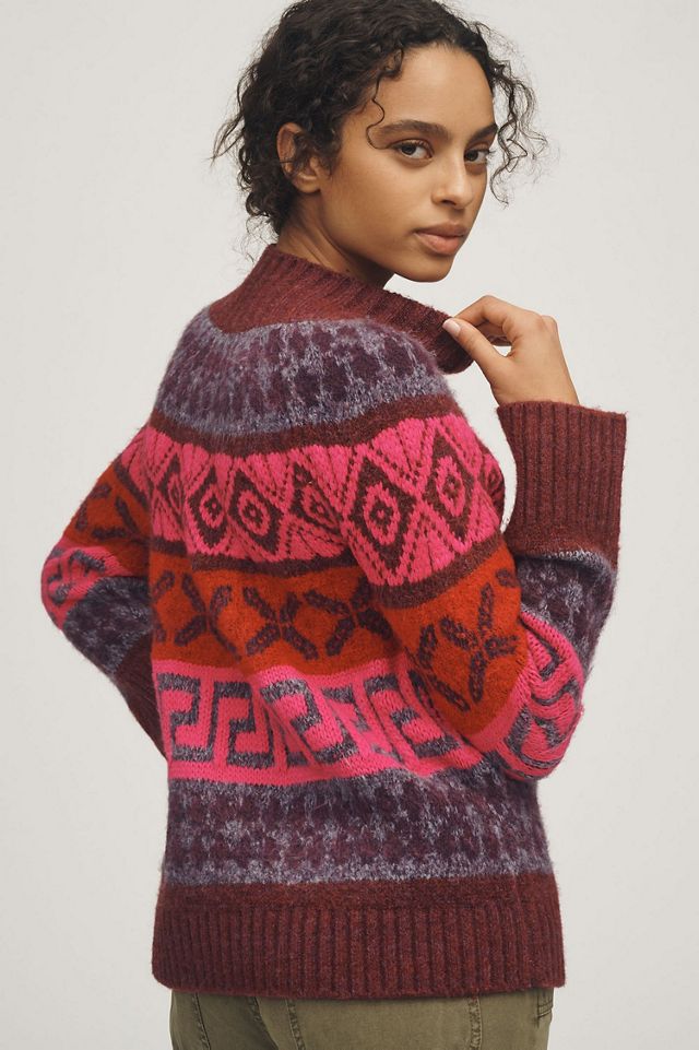 Saylor NYC Candace Mock-Neck Sweater #1