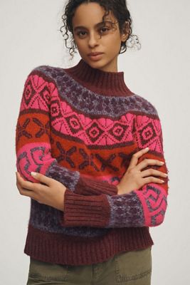 Saylor NYC Candace Mock-Neck Sweater