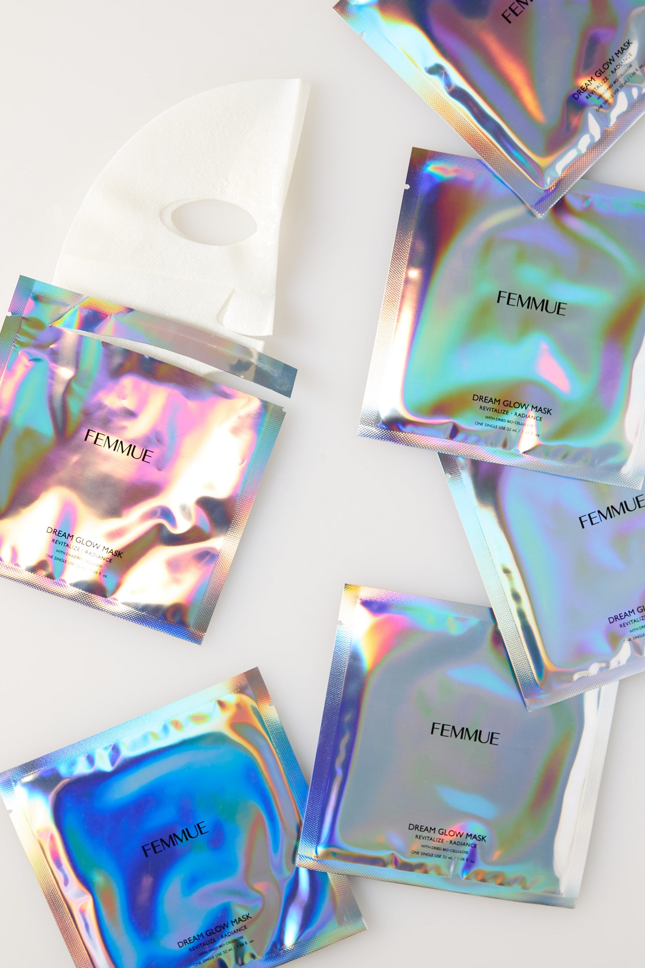 Femmue Dream Glow Revitalize Radiance Mask, Set of 6