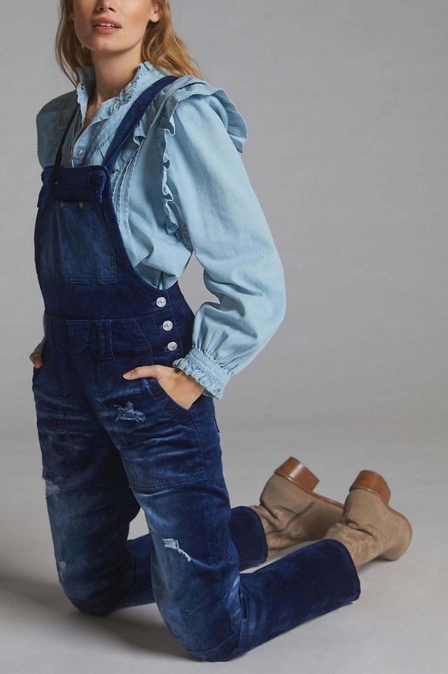 Pilcro The Wanderer Velvet Overalls #3