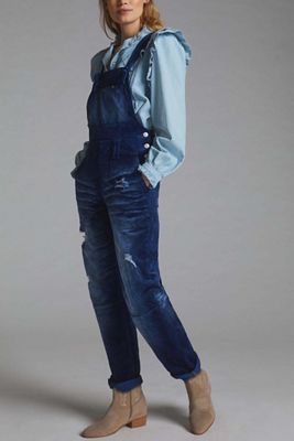 Pilcro The Wanderer Velvet Overalls