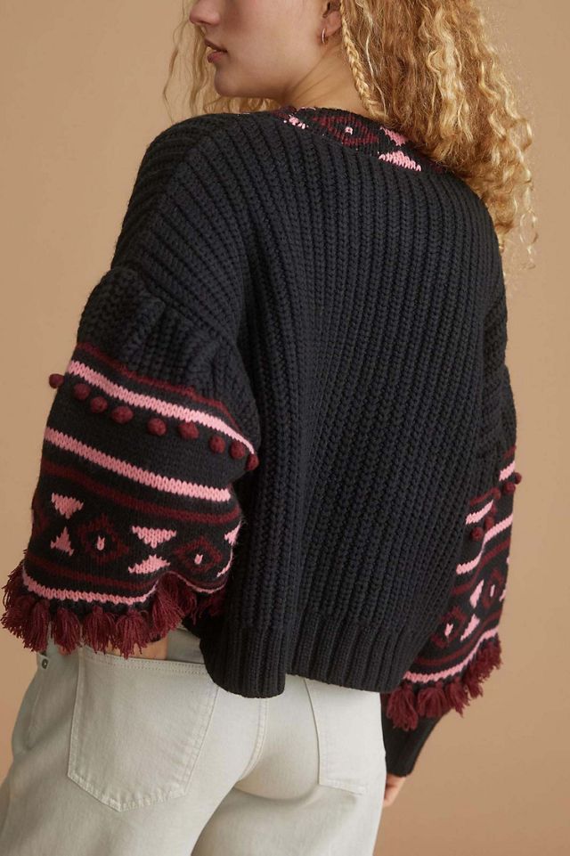 Sachin & Babi Tasseled Cardigan #2