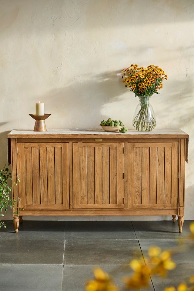 Palladio Reclaimed Teak Buffet Table #1