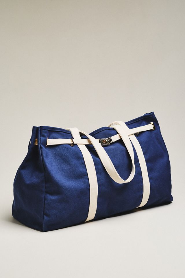 By Anthropologie Slouchy Canvas Tote Bag #1