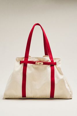 By Anthropologie Slouchy Canvas Tote Bag