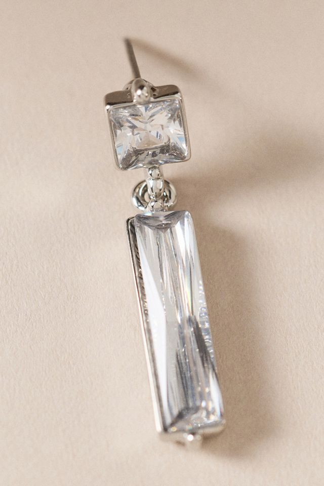 Regal Crystal Drop Earrings #1