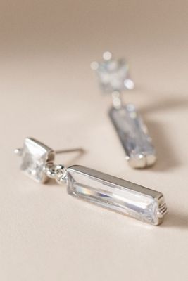 Regal Crystal Drop Earrings