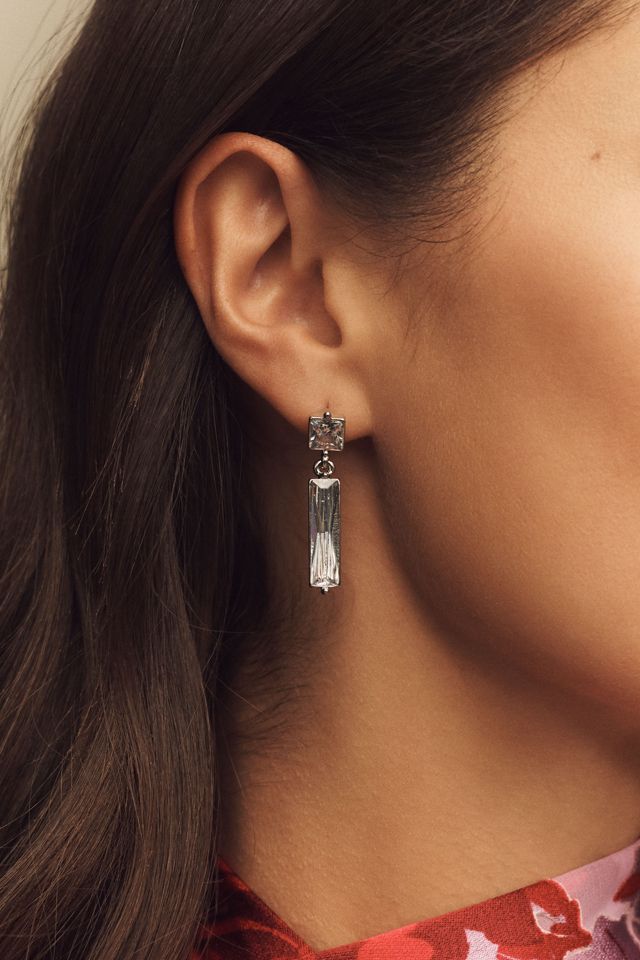 Regal Crystal Drop Earrings #3