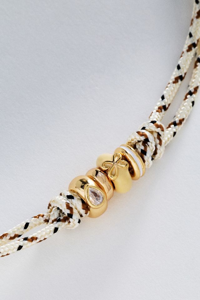 Maeve Corded Donut Necklace #1