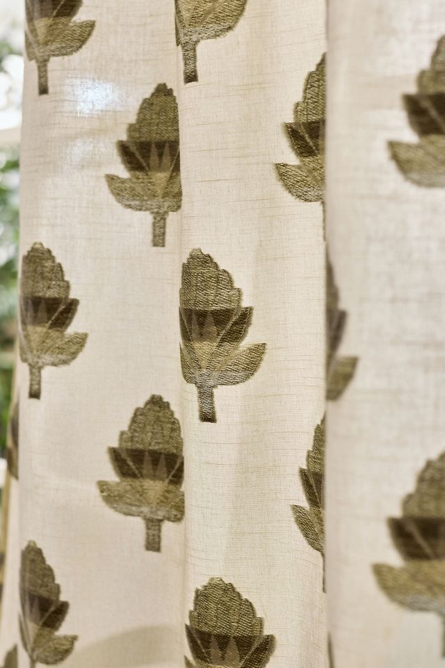 Cheyenne Cotton Jacquard Icon Cafe Curtains, Set of 2 #1
