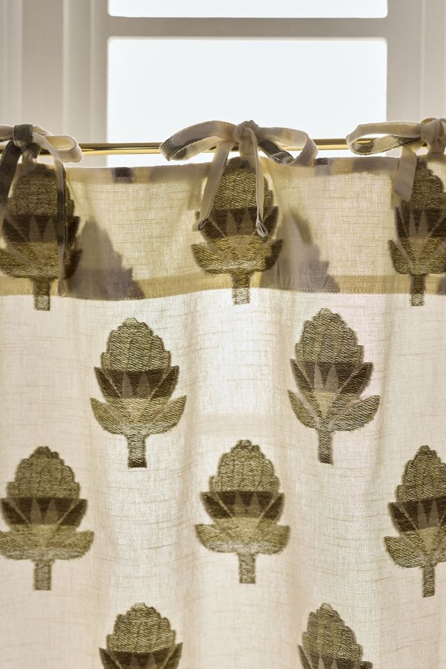 Cheyenne Cotton Jacquard Icon Cafe Curtains, Set of 2 #2