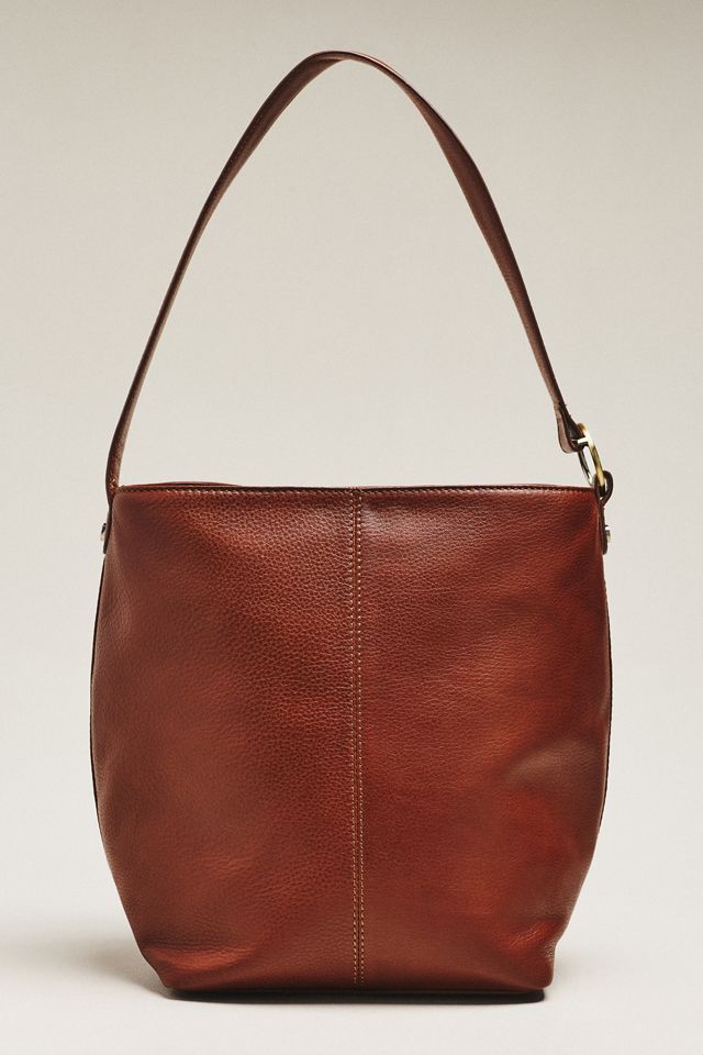 Barbour Cedar Large Leather Bucket Bag  #1