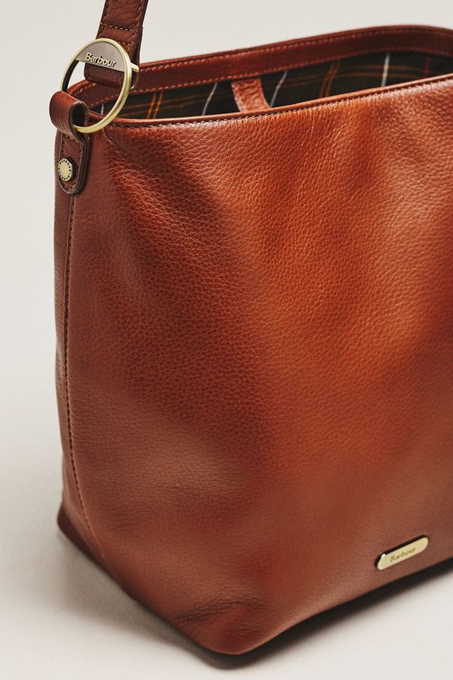 Barbour Cedar Large Leather Bucket Bag  #2